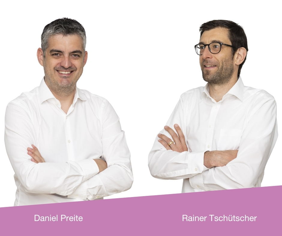 Daniel Preite und Rainer Tschütscher Sitewalk